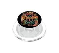 Ella es una Maestra Que Puedo decirle a los Maestros de Campo Vaquera Occidental PopSockets PopGrip para MagSafe