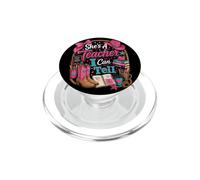 Ella es una Maestra Que Puedo decirle a los Maestros de Campo Vaquera Occidental PopSockets PopGrip para MagSafe