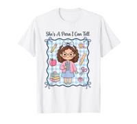 Ella es una Profesora Linda paraprofesional Divertida para Que Pueda decirle Camiseta
