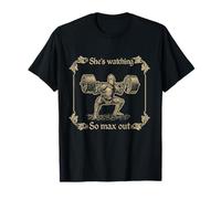 Ella está Mirando, así Que da el máximo - Humor de Gimnasio Camiseta