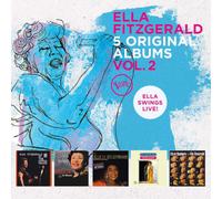 Ella Fitzgerald – 5 álbumes originales: Ella Swings Live Vol. 2 – CD – Box set