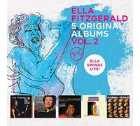 Ella Fitzgerald – 5 álbumes originales: Ella Swings Live Vol. 2 – CD – Box set