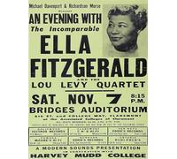 Ella Fitzgerald at Bridges Auditorio - Póster 30 x 40 cm