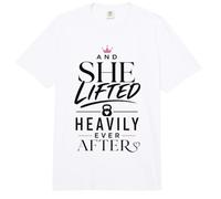 Ella levantó fuertemente para Siempre después del Romance de la Corona Comfort Colors Adult Heavyweight T-Shirt