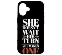 Ella lidera la Igualdad de Las Mujeres silenciosa Pero poderosamente Carcasa para iPhone 16
