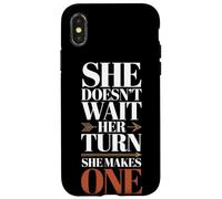 Ella lidera la Igualdad de Las Mujeres silenciosa Pero poderosamente Carcasa para iPhone X/XS