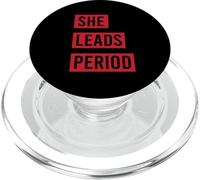 Ella lidera. Período. PopSockets PopGrip para MagSafe