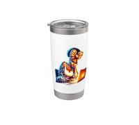 Ella lo ha superado, una hermana tonta, atrevida y sarcástica, eso ha superado. Vaso térmico de acero inoxidable de doble pared