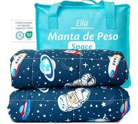 Ella Manta con Peso para niños, 3,2 kg 100x150cm Space Print
