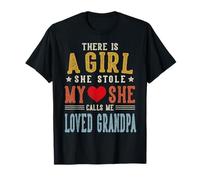 Ella me Llama Amado Abuelo Gracioso Día del Padre Abuelo Camiseta