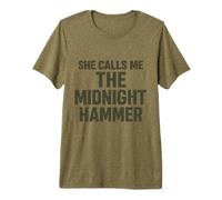 Ella me Llama Midnight Hammer USA Camiseta Premium