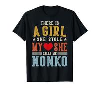 Ella me Llama NONKO Gracioso Día del Padre, Abuelo Camiseta