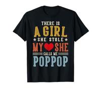 Ella me Llama Poppop, Divertido día del Padre, Abuelo Camiseta