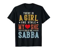 Ella me Llama SABBA, Divertido día del Padre, Abuelo Camiseta
