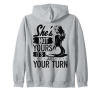 Ella no es Tuya Es Solo tu Turno Swingers Piña Sudadera con Capucha