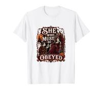 Ella Que Debe ser obedecida Bruja Halloween Camiseta