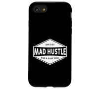 Ella se enojó ajetreo y un alma dopa, jefe chica mujer Hustler Carcasa para iPhone SE (2020) / 7 / 8