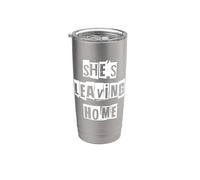 Ella se va de casa Vaso térmico de acero inoxidable de doble pared