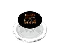 Ella Soy yo, Fuerte, educada, Historia Negra, Segura de sí Misma, bendecida PopSockets PopGrip para MagSafe