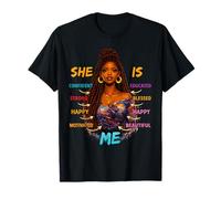 Ella Soy yo, Hermosa, bendita, afromelanina, Historia Negra, Mujeres Camiseta
