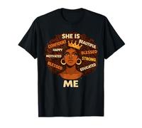 Ella Soy yo, Hermosa, bendita, afromelanina, Historia Negra, Mujeres Camiseta
