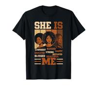Ella Soy yo, Hermosa, bendita, afromelanina, Historia Negra, Mujeres Camiseta