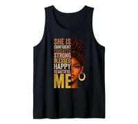 Ella Soy yo, Hermosa, bendita, afromelanina, Historia Negra, Mujeres Camiseta sin Mangas