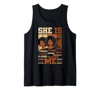 Ella Soy yo, Hermosa, bendita, afromelanina, Historia Negra, Mujeres Camiseta sin Mangas
