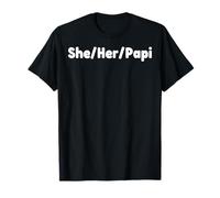 Ella Su Papi Lesbianas Novia Lesbiana Pronombres LGBT Orgullo Camiseta
