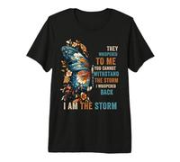 Ella susurró: «Yo Soy la tormenta», una Paz inspiradora Africana Camiseta Premium