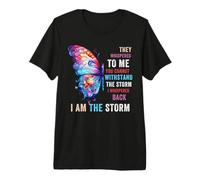 Ella susurró: «Yo Soy la tormenta», una Paz inspiradora Africana Camiseta Premium