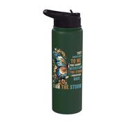 Ella susurró: «Yo soy la tormenta», una paz inspiradora africana Stainless Steel Insulated Water Bottle