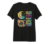 Ella Tiene Alma de un corazón Gitano de un Hada Hippie Camiseta Premium