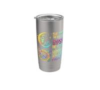 Ella tiene alma de un corazón gitano de un hada hippie Vaso térmico de acero inoxidable de doble pared