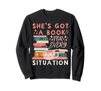 Ella tiene un libro para cada situación Sudadera