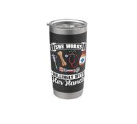 Ella trabaja voluntariamente con la clínica veterinaria Animal Doctor Veterinario Vaso térmico de acero inoxidable de doble pared