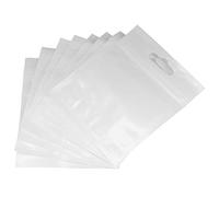 Ellbest 300 bolsas con cierre frontal transparente con agujero para colgar, bolsa de almacenamiento a prueba de olores, bolsas sellables al calor para almacenamiento de alimentos a granel