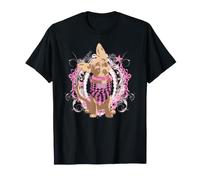 Elle Coquette Bruiser In Glamours Pink Outfit Art Portrait Camiseta