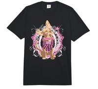 Elle Coquette Bruiser In Glamours Pink Outfit Art Portrait Comfort Colors Adult Heavyweight T-Shirt