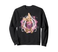 Elle Coquette Bruiser In Glamours Pink Outfit Art Portrait Sudadera