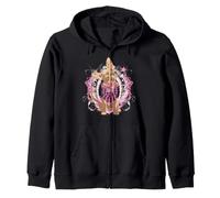 Elle Coquette Bruiser In Glamours Pink Outfit Art Portrait Sudadera con Capucha
