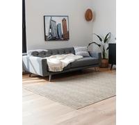 Elle Decoration Alfombra de diseño Howlite - Alfombra Moderna de salón, Pelo Corto, patrón geométrico, Suave, glamorosa, Efecto Brillante para salón, Dormitorio, Pasillo, Crema, 120 x 170 cm