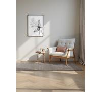 ELLE Decoration Alfombra de diseño Onyx - Alfombra Moderna para salón, Pelo Corto, patrón geométrico, Suave, glamurosa, Efecto Brillante para salón, Dormitorio, Pasillo, Beige Crema, 80 x 240 cm