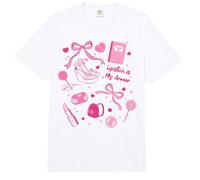 Elle Lipstick Is My Armor Elle's Iconic Pink Items Bow Heels Comfort Colors Adult Heavyweight T-Shirt