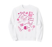 Elle Lipstick Is My Armor Elle's Iconic Pink Items Bow Heels Sudadera