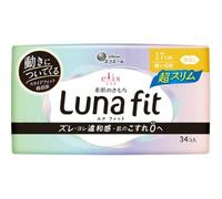 elleair - Ellis Luna Fit Sanitary Pad Ultra Slim Light Days 17cm No Wings 34 pcs