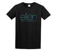 Ellen Degeneres Degeneres Show. Men's Cotton T-Shirt Black Shirt Top tee S