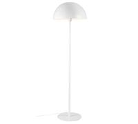 ELLEN - Lámpara de pie (IP20, E27, cable textil con interruptor de pie), color blanco