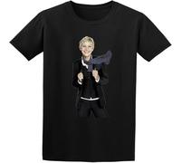 Ellen The Degeneres Show Photos T-Shirt Graphic Unisex tee Shirt Black L