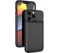 ELLENNE - Funda de batería inteligente compatible con iPhone 12 Pro Max/iPhone 13 Pro Max de 6.7 pulgadas, batería recargable delgada de 4800 mAh